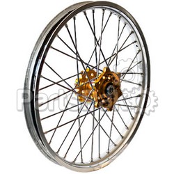 Talon 56-4066GS; Rear Wheel Set 2.15X18 Gold Hub Silver Rim
