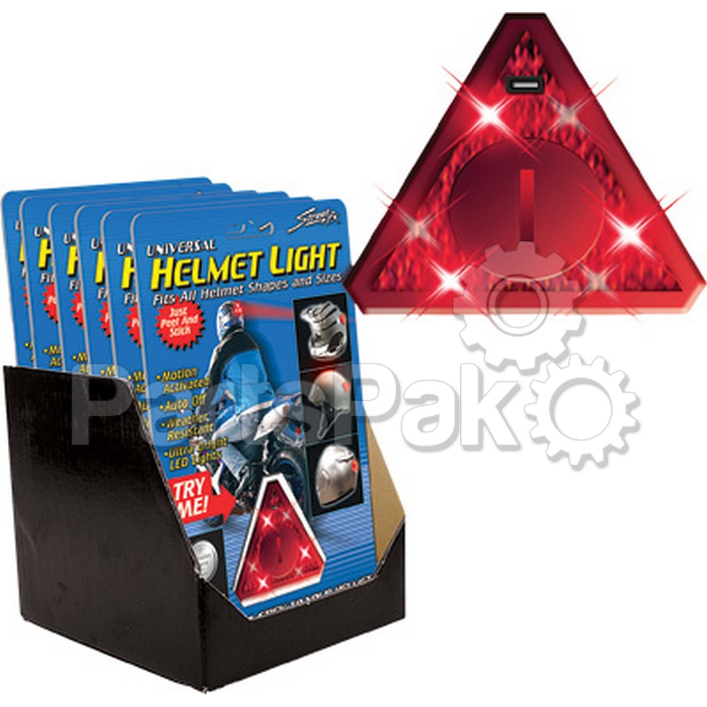 Street FX 1045917; Helmet Light 6Pc Display