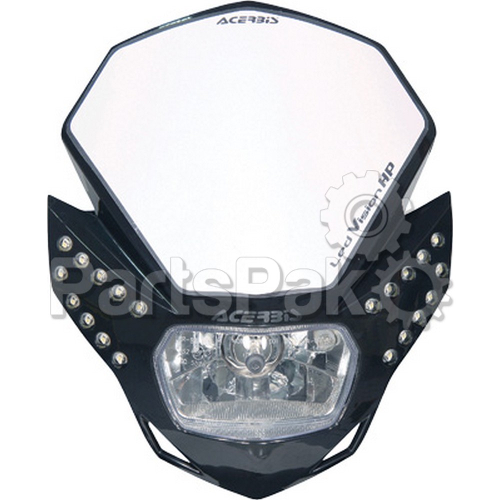 Acerbis 2144210001; Headlight Led Vision Hp Black