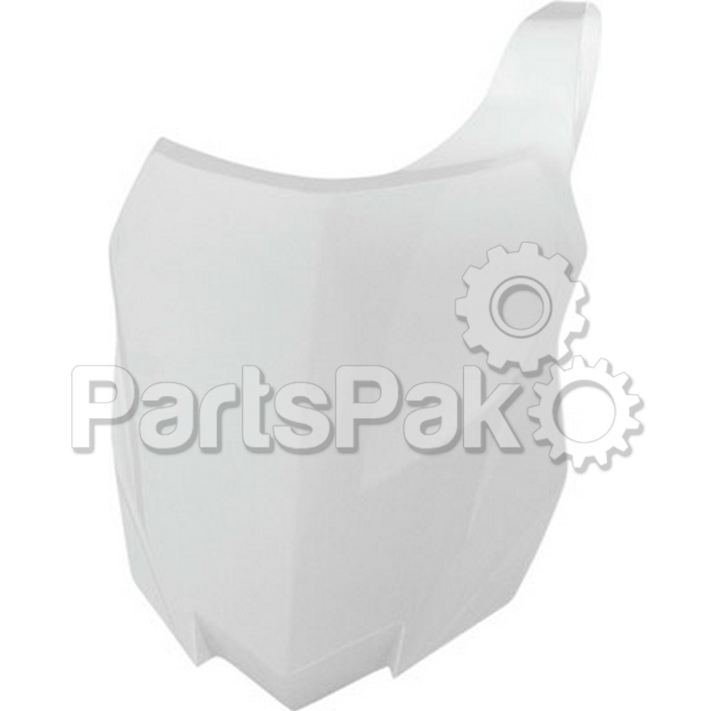 Acerbis 2314150002; Front # Plate White Fits Kawasaki