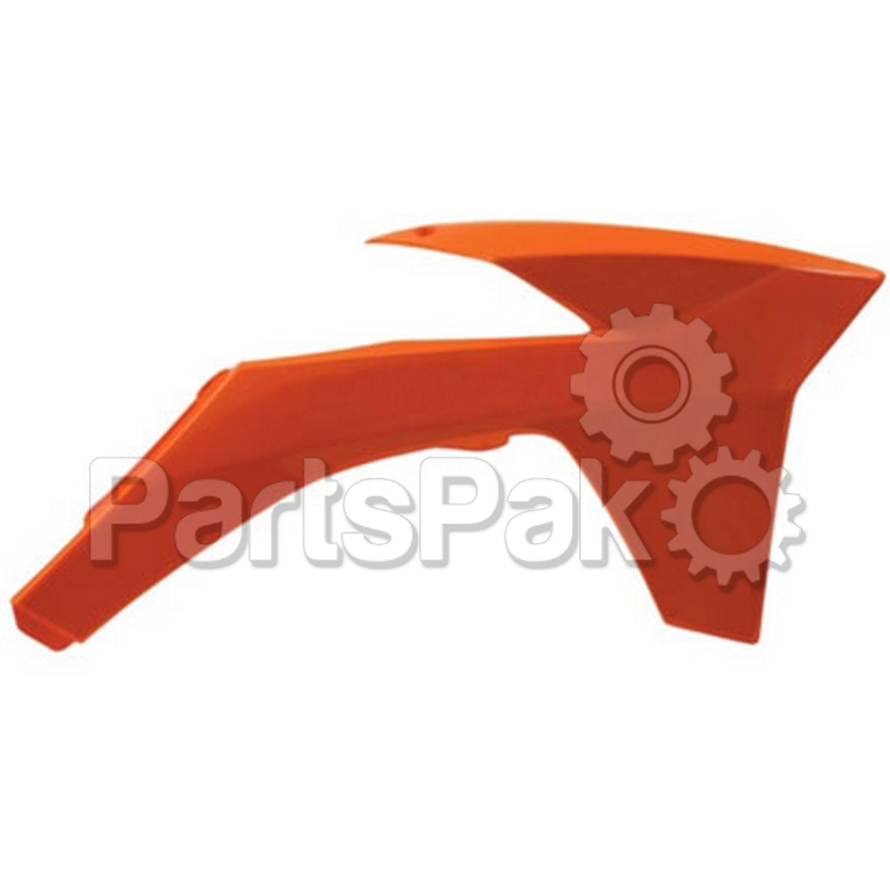 Acerbis 2314251008; Radiator Shrouds Orange Fits KTM