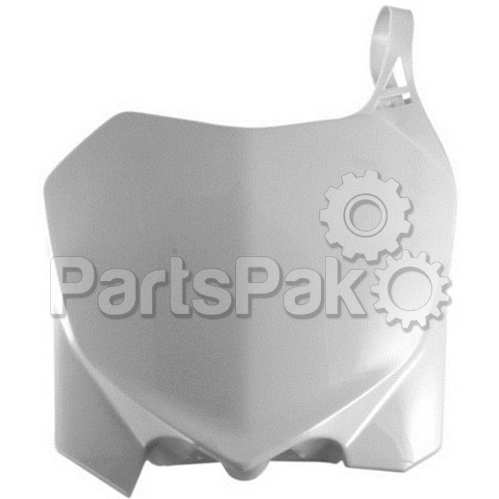 Acerbis 2314360002; Front # Plate White Fits Honda