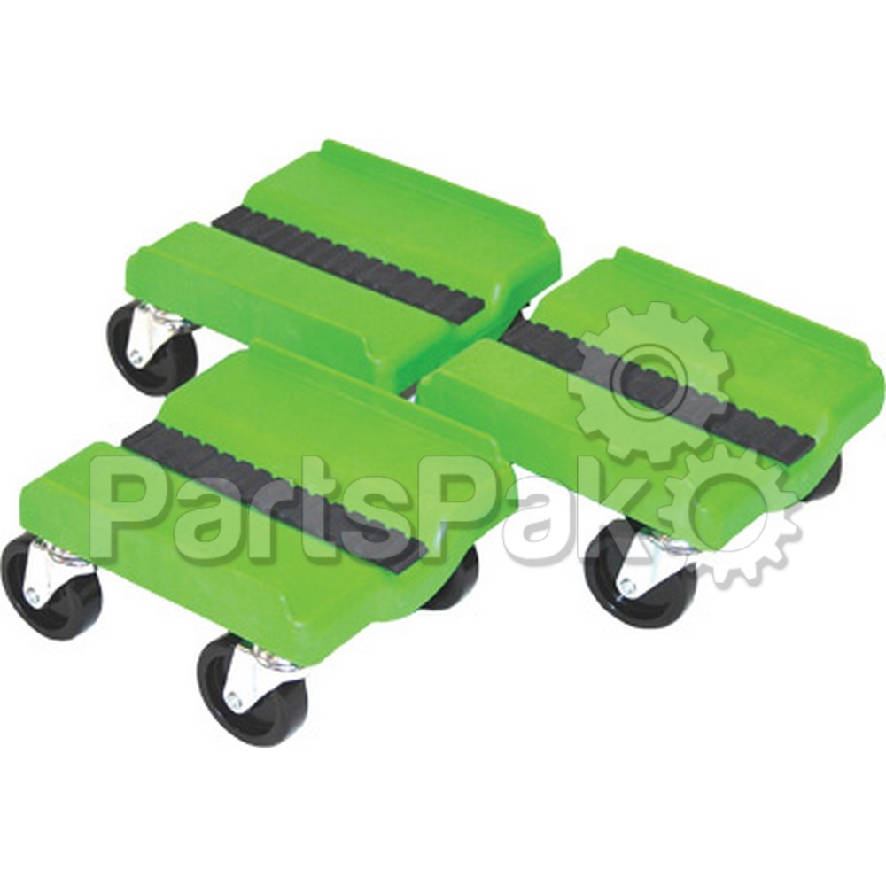 Supercaddy SS GRN; Dolly 3-Piece Set (Green)