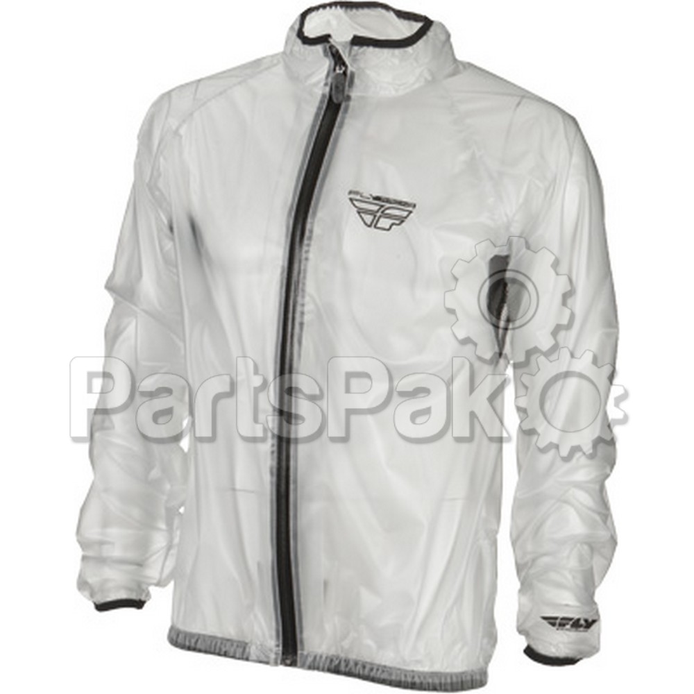 Fly Racing 354-61002X; Rain Jacket Clear 2X