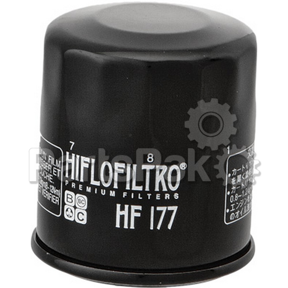 Hiflofiltro HF177; Oil Filter (Black)