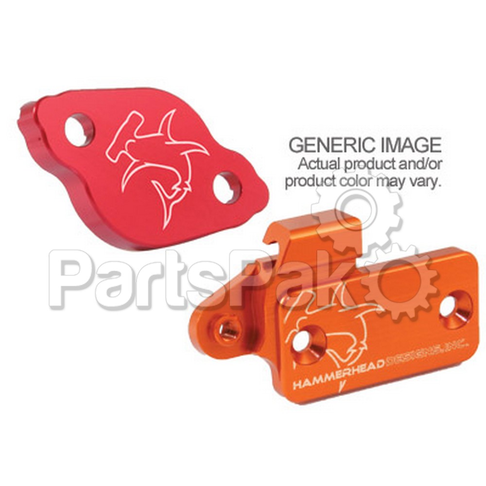 Hammerhead 35-0222-00-10; Master Cylinder Cover Fits Yamaha Front Red