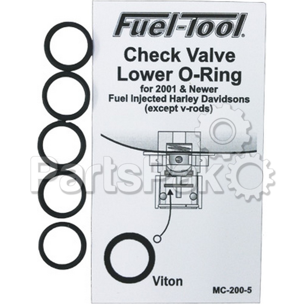 Fuel Tool MC200-5; Check Valve Lower O-Rings 5/Pack