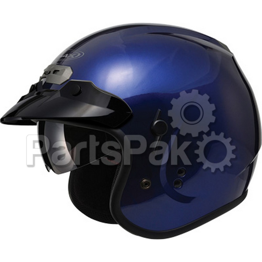 Gmax G1320496; Gm32 O / F Helmet W / Sun Shield Blue L