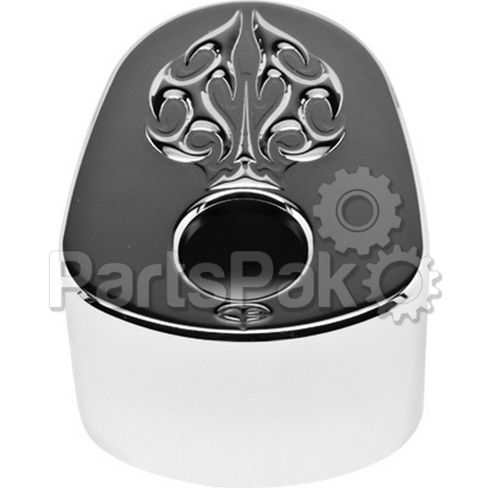Precision Billet HD-ACE-IGNIT; Ignition Switch Cover Ace'S Wild (Chrome)