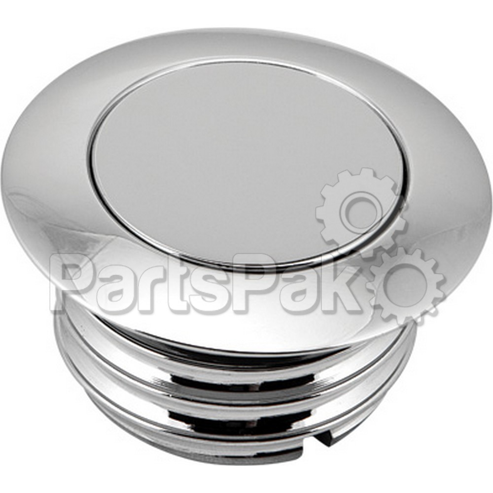 Harddrive 03-0329-A; Gas Cap Pop-Up Screw-In Smooth Vented Chrome