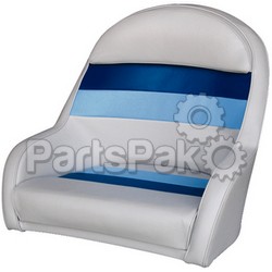 Wise Seats 8WD120LS1011; Pontoon Captain Chair Light gray/Navy/Blue