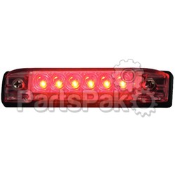 T-H Marine LED51803DP; Led Slimline Strip 4 In Red; LNS-232-LED51803DP