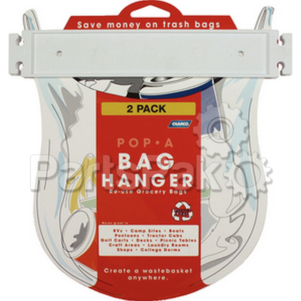 Camco 43593; Pop-A-Bag Hanger 2/Pk