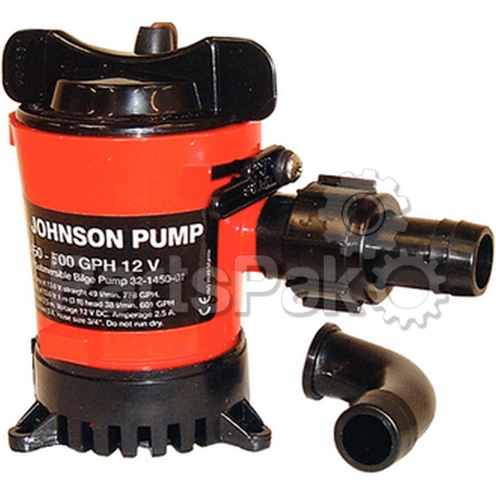 Johnson Pump 42123; Bilge Pump 1250 GPH 1-1/8Inhos