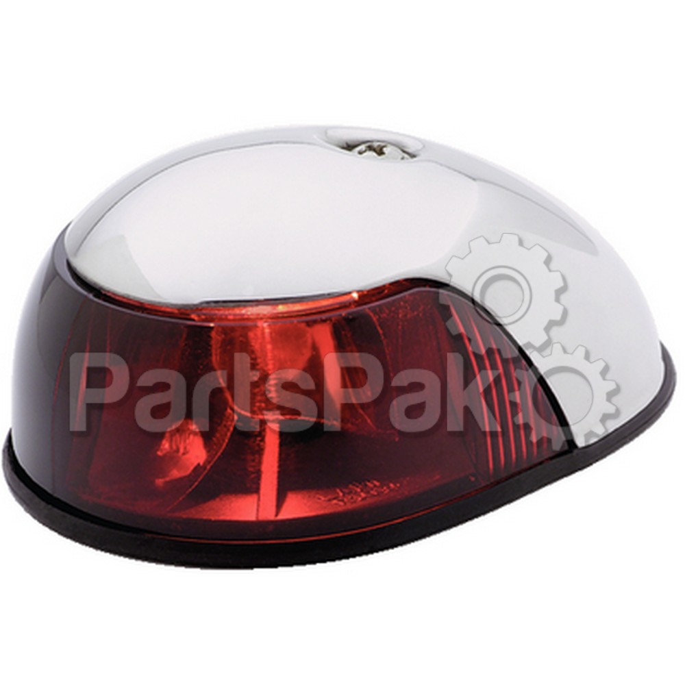 Attwood 3820R7; SideLight 316 Stainless Steel Red
