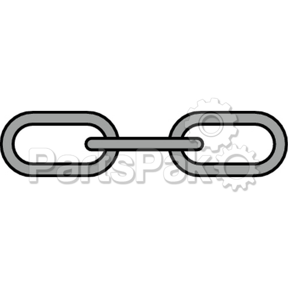 Greenfield 2115GRY; 1/4 X 4 Anchor Lead Chain Grey