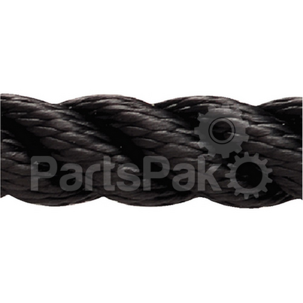 New England Ropes 60541200020; Dockline 3/8 X 20 Nylon Black