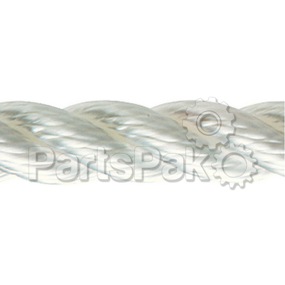 New England Ropes 70501200600; Premium Nylon 3/8 X 600 White