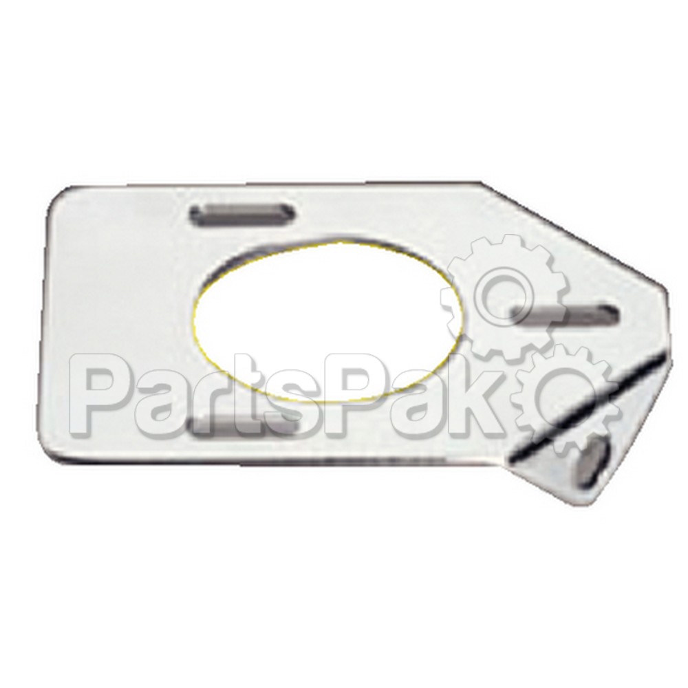 Lees Tackle RH5930; Zh Back Plate Stainless Steel 30D W/ Hardware