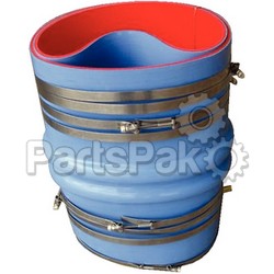 Trident Rubber 274V8000SS; Tri Sil Dble Hmp/Clamps 8 In; LNS-606-274V8000SS