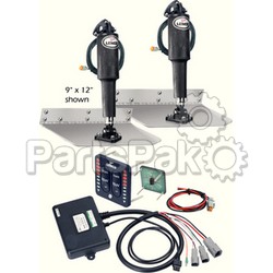 Lenco 15109103; Trim Tab Kit-Standard12X12 W-Led Switch