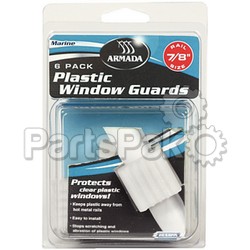 Armada by Camco 65523; Plastic Window Guard 1 Inch 6/Pk