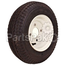 Loadstar 30040; 480-8 C/4H K371 Trailer Tire & White Wheel; LNS-966-30040
