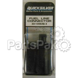 Quicksilver 22-13563Q 3; Fuel Connector -Eng End-5/16- Replaces Mercury / Mercruiser