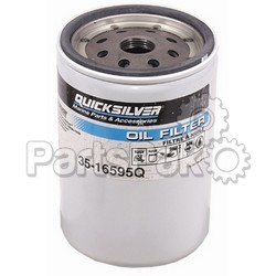 Quicksilver 35-16595Q; Oil Filter Hi-Performance V-8- Replaces Mercury / Mercruiser