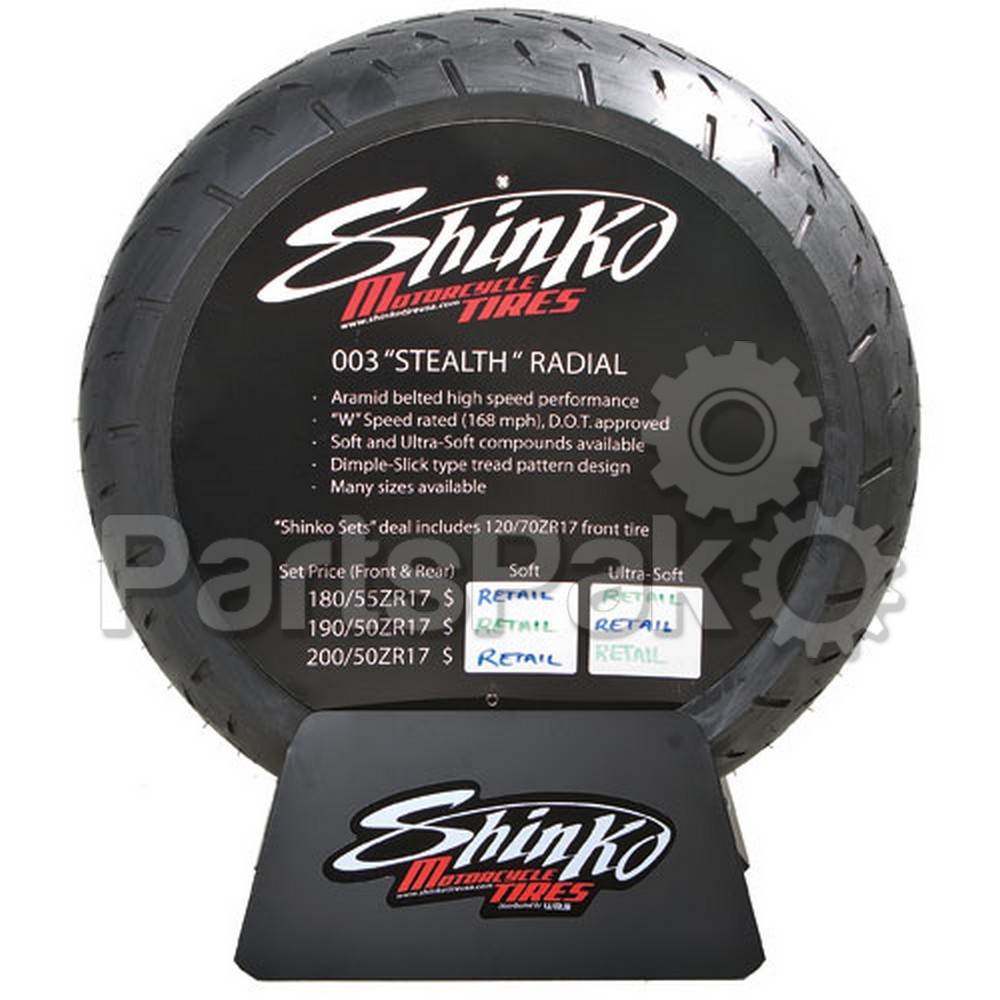 Fly Racing 87-TIRE RACK 3; Tire Rack Shinko Sign