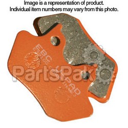 EBC Brakes FA363V; Brake Pads V-Series; 2-WPS-15-363V