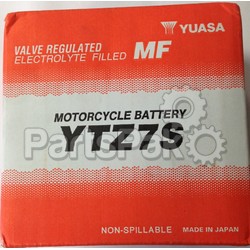Yamaha BTY-YTZ7S-00-00 YTZ7S HE Yuasa Battery - FA (Not Filled w/ Acid); New # YTZ-7SHE0-00-00