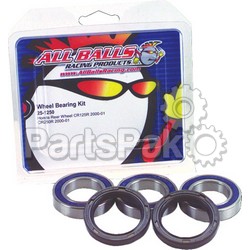All Balls 25-1234; Bearing/Seal Kit Wheel; 2-WPS-22-51234