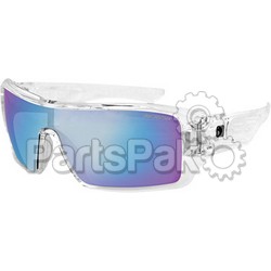 Highway Honey EPAR002; Paragon Sunglasses Clear W / Blue Mirror Lens