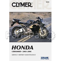 Clymer Manuals M220; Fits Honda Cbr600Rr Motorcycle Repair Service Manual