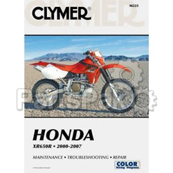 Clymer Manuals M225; Fits Honda Xr650R Motorcycle Repair Service Manual