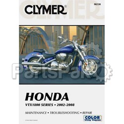 Clymer Manuals M230; Fits Honda Vtx1800 Motorcycle Repair Service Manual; 2-WPS-27-M230