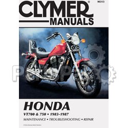 Clymer Manuals M313; Fits Honda Vt700/750 Motorcycle Repair Service Manual; 2-WPS-27-M313
