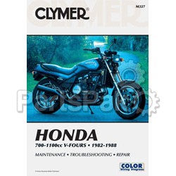 Clymer Manuals M327; Fits Honda 700-1100 V4 Motorcycle Repair Service Manual; 2-WPS-27-M327