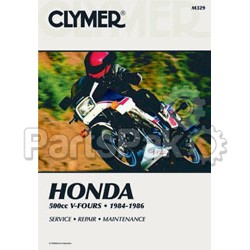 Clymer Manuals M329; Fits Honda 500Cc V4 Motorcycle Repair Service Manual; 2-WPS-27-M329