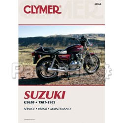 Clymer Manuals M364; Fits Suzuki Gs650 Motorcycle Repair Service Manual