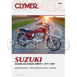 Clymer Manuals M372; Fits Suzuki Gs400-450 Motorcycle Repair Service Manual