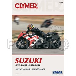 Clymer Manuals M377; Fits Suzuki Gsx-R 1000 Motorcycle Repair Service Manual; 2-WPS-27-M377