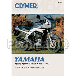 Clymer Manuals M387; Fits Yamaha Xj550 Motorcycle Repair Service Manual