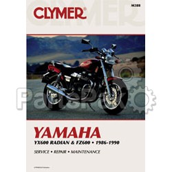 Clymer Manuals M388-CD; Cd Fits Yamaha Yx600/Fz600 Motorcycle Repair Service Manual