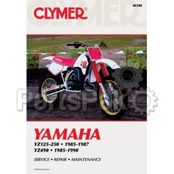 Clymer Manuals M390; Fits Yamaha Yz125-490 Motorcycle Repair Service Manual