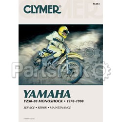 Clymer Manuals M393; Fits Yamaha Yz50-80 Motorcycle Repair Service Manual