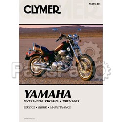 Clymer Manuals M395-10; Fits Yamaha Xv700-1000 Motorcycle Repair Service Manual; 2-WPS-27-M395