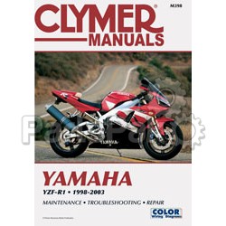 Clymer Manuals M398; Fits Yamaha R1 Motorcycle Repair Service Manual