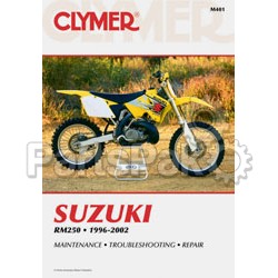 Clymer Manuals M401; Suzuki Rm250 Motorcycle Repair Service Manual; 2-WPS-27-M401
